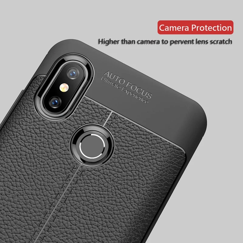 UPaitou высококачественный мягкий ТПУ чехол с текстурой личи для Xiaomi mi 8/SE/Explorer
