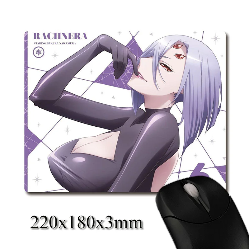 Коврик для мыши Rachnera Arachnera of Everything с принтом девочки-монстры Нескользящий