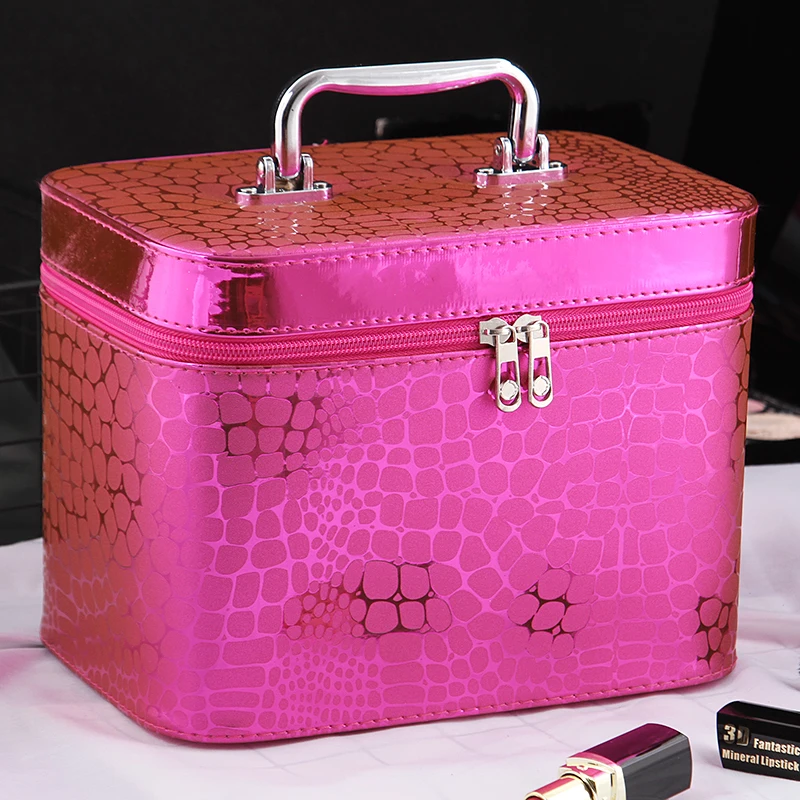 Новинка косметичка с крокодиловым узором женская Женская вместительная сумка