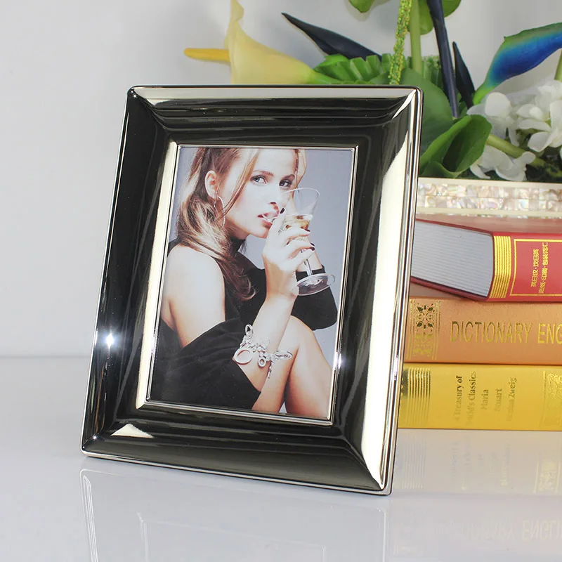 Новый модный металлический посеребренный каркас для картин в европейском стиле