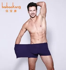 Большие размеры XXXXXXL(6XL) мужское нижнее белье 95% бамбуковые трусы из бамбукового волокна повседневные однотонные Боксеры Шорты 1 шт. в розницу