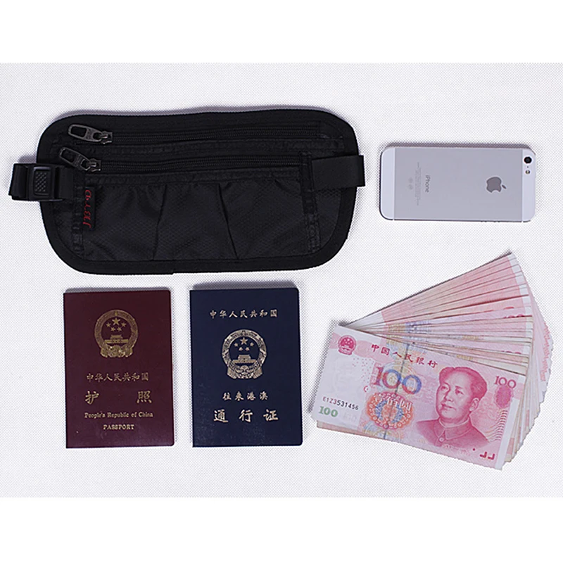 

Unisex Waist Pack Bag Purse Waterproof Nylon Cell/Mobile Phone Case Cover Pouch Casual Male Coin Money Pocket Hip Bum Belt Bags