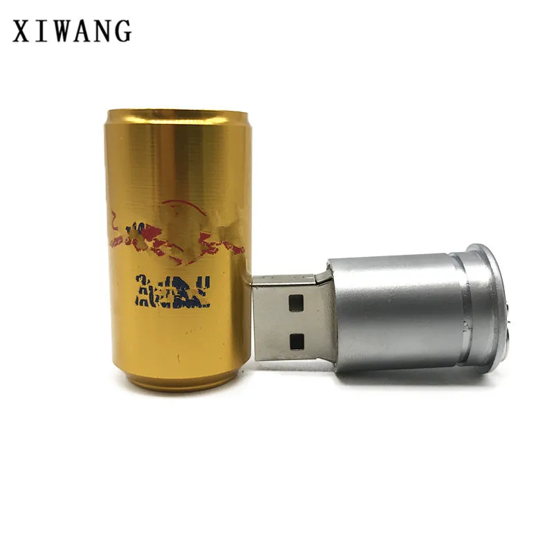 USB флэш-накопитель 32 Гб бутылка для напитков USB 2,0 8 ГБ флеш-накопитель 16 Гб 128 Гб 64 Гб переносные пивные 4 Гб usb-накопитель праздничный подарок