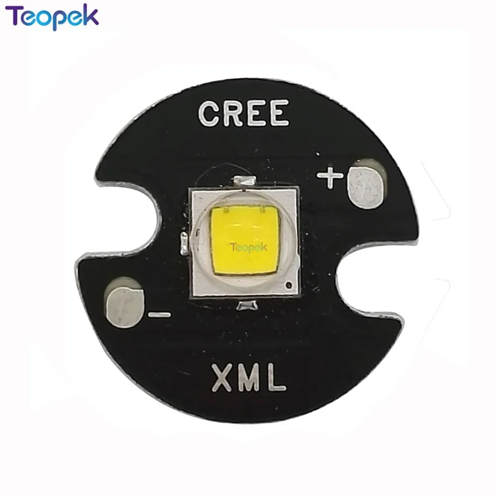 5 шт. Cree XLamp XM-L2 XML2 T6 10 Вт нейтральный белый 4000-4500K светодиодный излучатель Beaad
