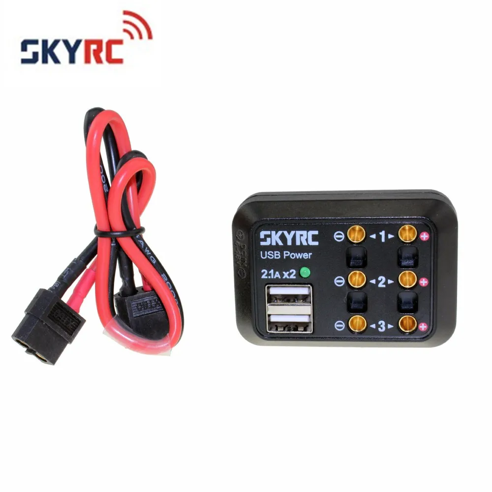 SKYRC DC Мощность дистрибьютор multi Выход 10A XT60 разъем банан Подключите USB 5 В