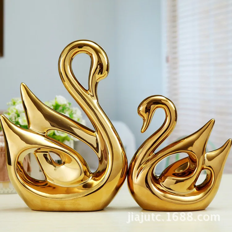 Сельский стиль лебедь для любителей рукоделия лучший свадебный подарок