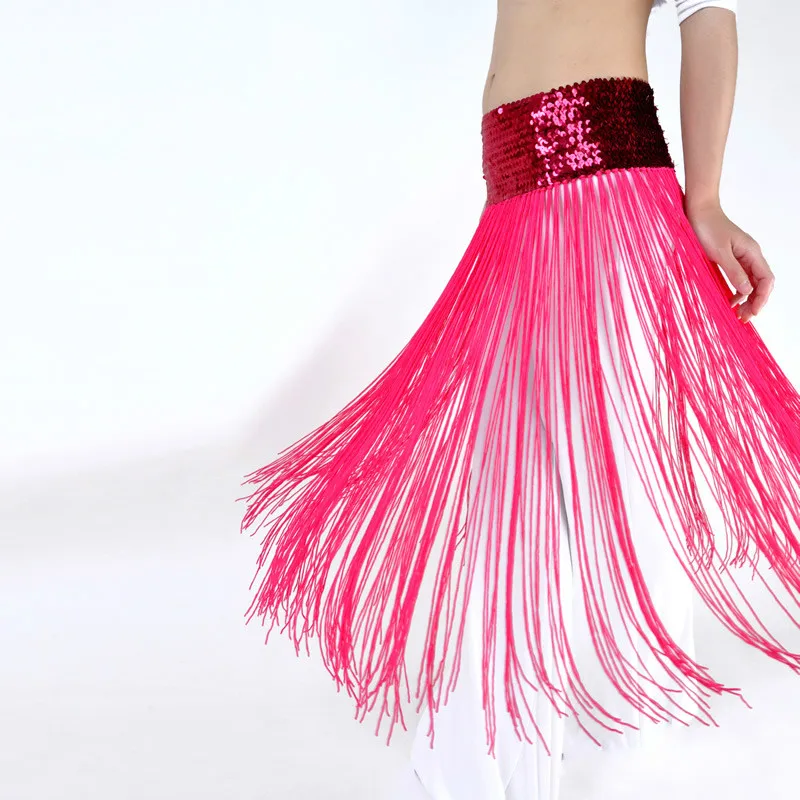 Женский платок для танца живота длинный с кисточками аксессуар живота|hip scarf|belly