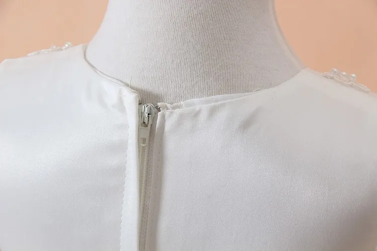 Детское платье для крещения белое Тюлевое принцессы вечерние свадебные платья