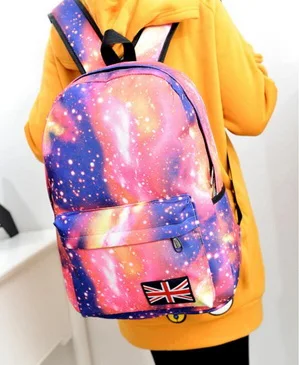 50 шт. женский холщовый рюкзак с принтом звездное небо|backpack galaxy|women backpackpattern backpack |