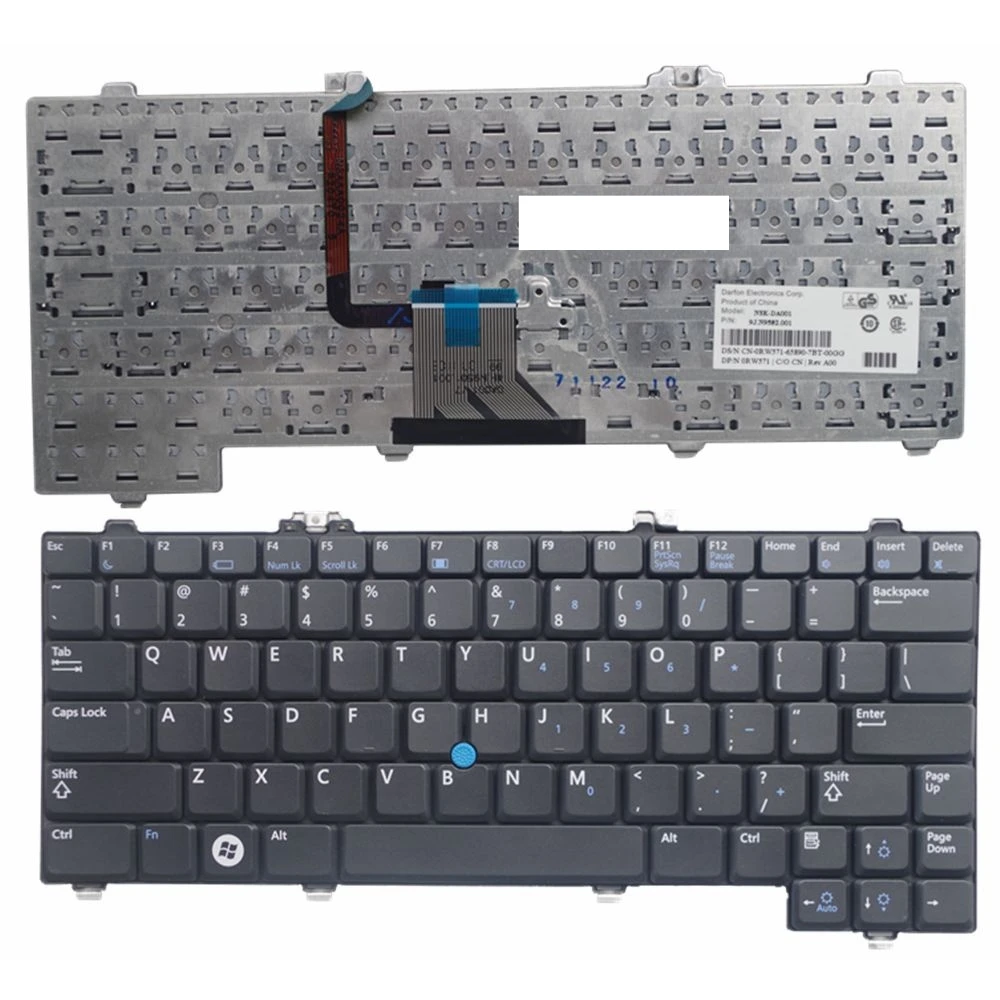 Черная новая английская клавиатура для ноутбука DELL XT XT1 XT2 с указателями|keyboard for