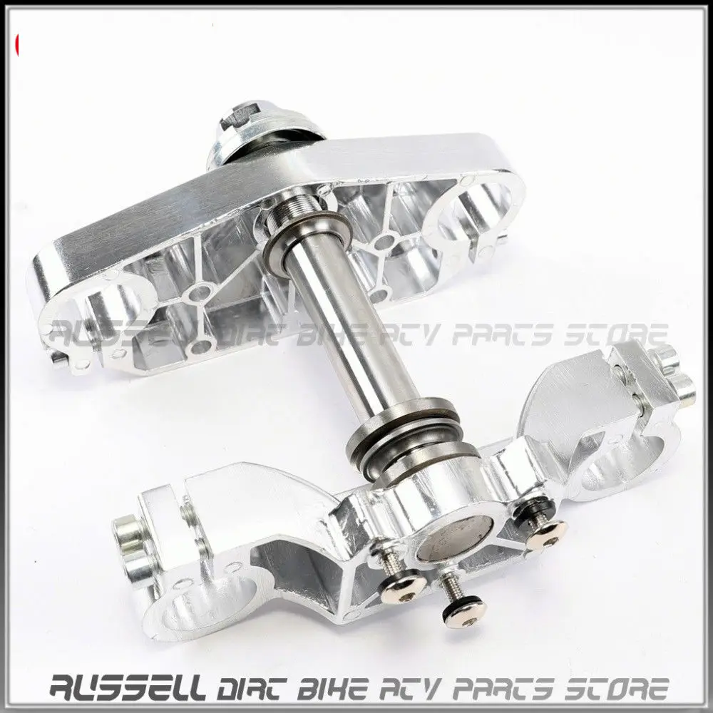 Алюминиевый руль тройной дерево зажим бар стояк для 22 33 мм передняя вилка Грязь