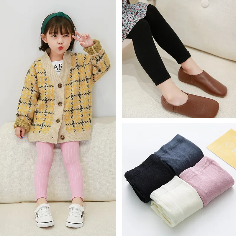 Комплект из 2 предметов детские чулки хлопковые колготки носки Bebe для девочек