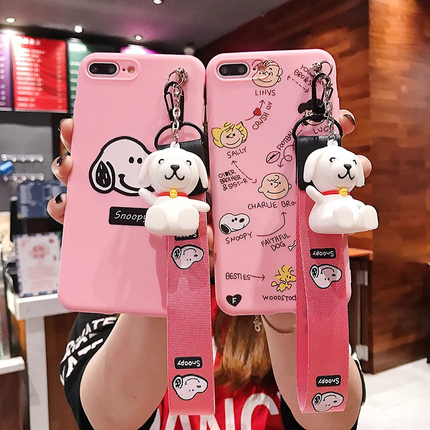 Чехол IToncs для телефона IPhone XS MAX X XR милая собака мультяшная силиконовая ТПУ чехол 6