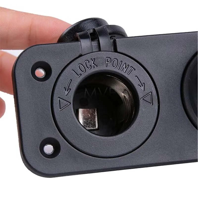 USB разъем сплиттер двойной автомобиль электронная сигарета зажигалка USB 12 В 2.1A 1A зарядное устройство мотоцикл USB выход адаптера питания штекер