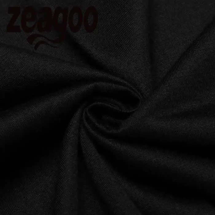 Zeagoo пупка Повседневное круглым вырезом короткий рукав твердой обнаженной Для