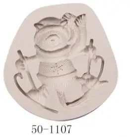 50-1107 CHUANGGE Серия животных жидкие свечи силиконовые DIY помадка для торта рождественские формы для выпечки силиконовая форма Рождество - Цвет: 50-1107