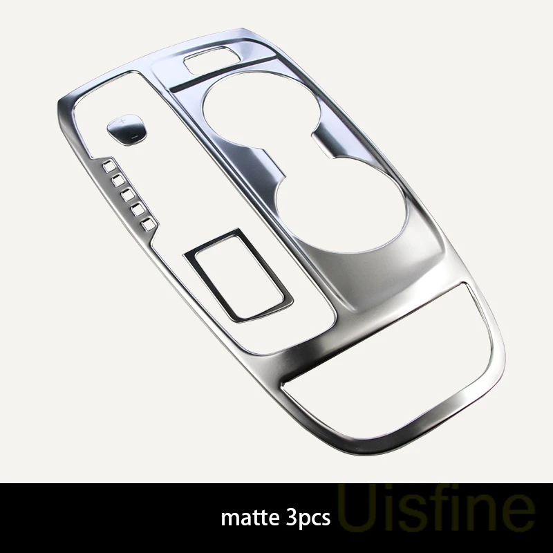 matte 3pcs Внутренние специальные декоративные наклейки из нержавеющей стали с центральным управлением для Chevrolet Equinox - Цвет: matte 3pcs