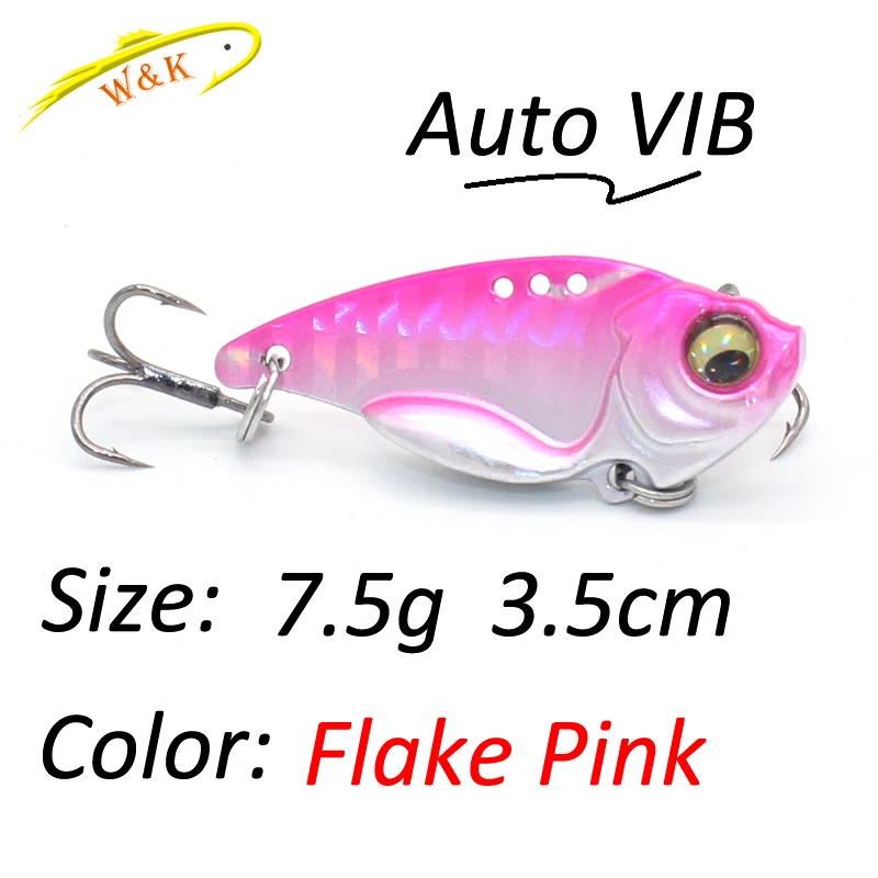 7.5g Pink Super VIB приманки, 20 г, 10 г, 7,5 г, рыболовные приманки, металлические твердые приманки, приманка, 1 шт./ПК, рывка, наживка для морской рыбы, СНУК, рыбий глаз, приманка - Цвет: 7.5g Pink