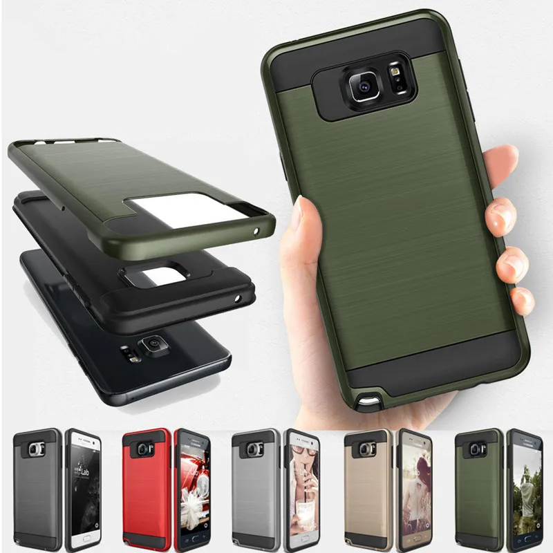 Роскошный тонкий матовый защитный чехол-накладка для samsung Galaxy S8 Plus S5 S6 S7 Edge, Гибридный Жесткий ПК+ ТПУ противоударный защитный чехол