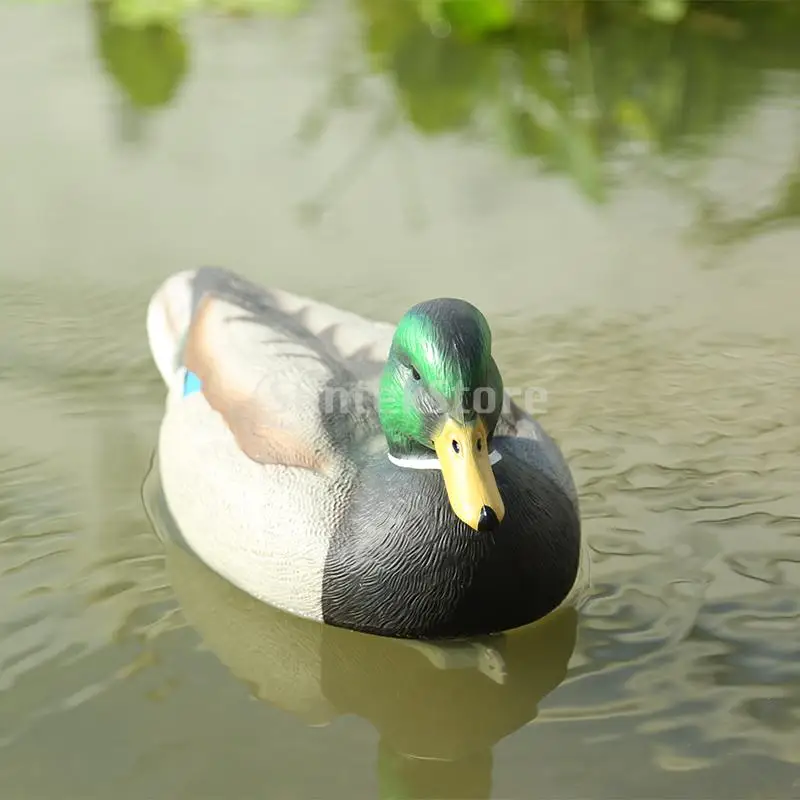 1 шт. пластиковая манок кряква утка с плавающим килем Deadly Wildfowler Decoy Drake