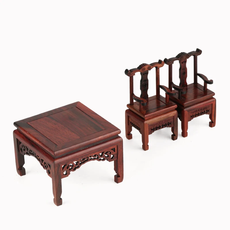 Изделия из розового дерева миниатюрная имитация мин и династии Цин модель мебели