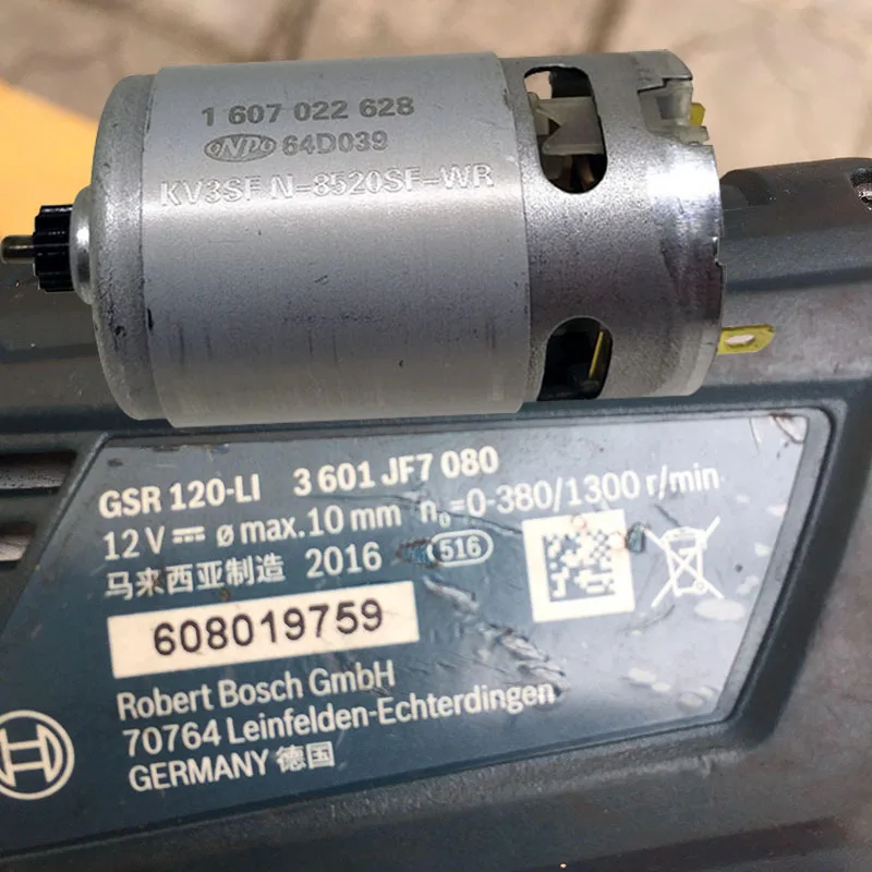 ONPO 12V13 зубья 1607022628 DC мотор-редуктор для BOSCH GSR120-LI(3601JF7000) Электрическая дрель шуруповерт техническое обслуживание запчасти