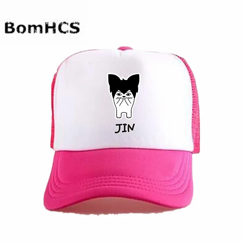 BomHCS Kpop Бейсболка Шляпа Fanshion Snapback BTS Bangtan Boys JIN Велоспорт хип хоп шляпа| |