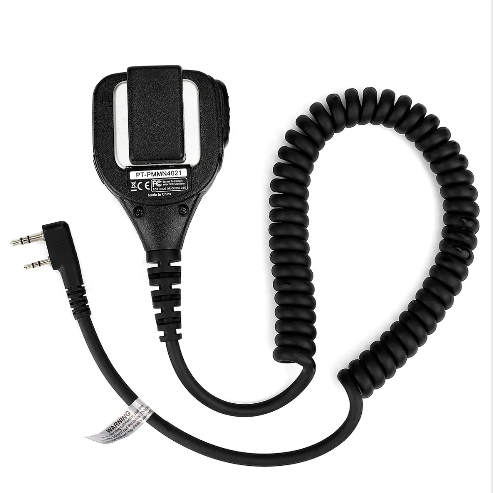 Retevis RS-112 2Pin TK Plug IP54 Водонепроницаемый пульт дистанционного управления динамик микрофон с 3,5 мм разъем для гарнитуры для Kenwood Baofeng Walkie Talkie