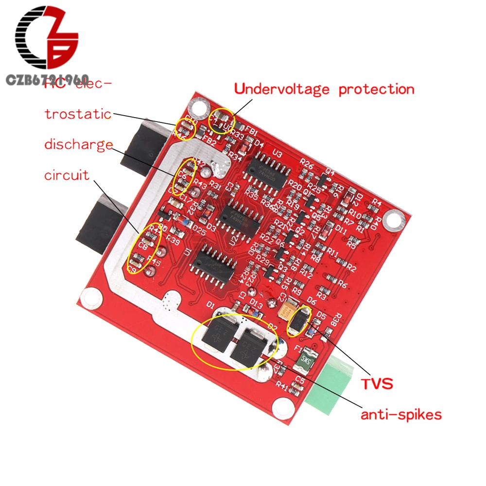 160W 7A Dual DC Motor Drive Module Positive Negative PWM Speed L298 Logic XY160D | Обустройство дома