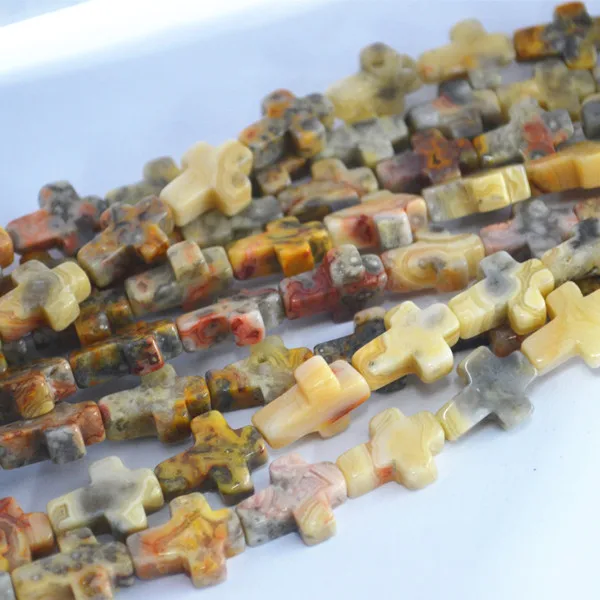 Crazy agate Горячая Распродажа модных бусин из натурального камня, Разноцветные Подвески для самостоятельного изготовления ювелирных изделий, браслет 48 шт - Цвет: Crazy agate