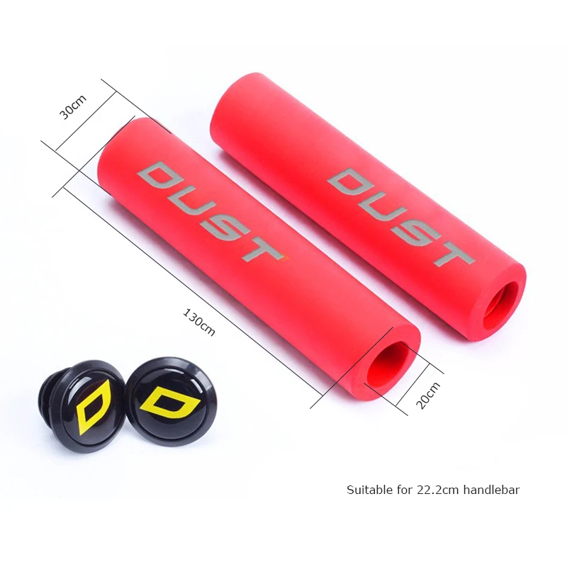 Одна пара пылезащитные Нескользящие ручки 22 2 мм силикагелевые для велосипеда с