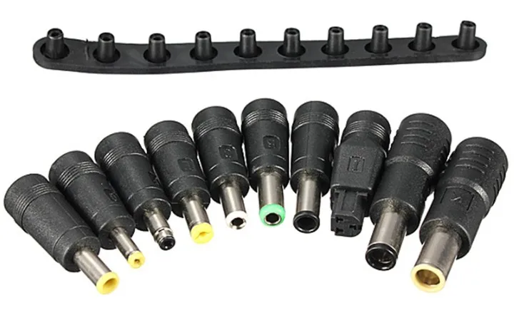 30 комплектов. Универсальное зарядное устройство для ноутбука 10 видов.