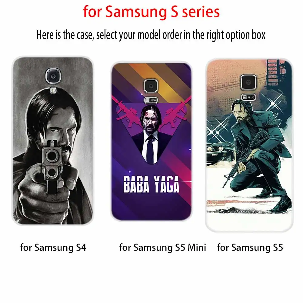 Мягкий чехол John Wick для Samsung Galaxy S7 Edge S8 S9 S10 S11 S20 S21 Plus Lite E Ultra | Мобильные телефоны и