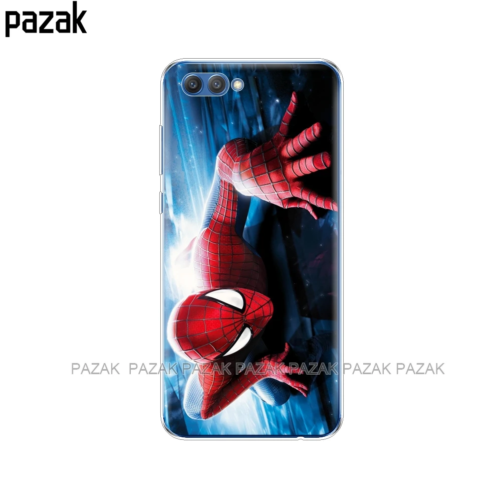 34504 Силиконовый чехол для huawei honor 10 V10 VIEW 10, мягкий ТПУ чехол на заднюю панель телефона, 360 Защитный чехол для телефона, дизайн - Цвет: 34504