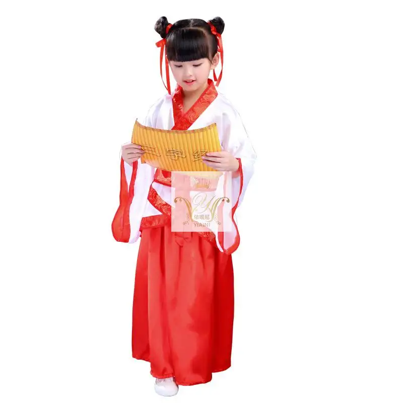 Chinese style Hanfu Children's Day performance costumes kindergarten for boys and girls show |