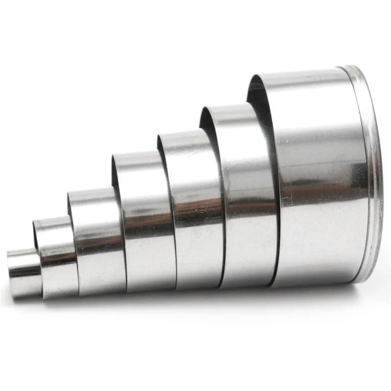 7 шт./компл. формочки для печенья в форме лепестков из нержавеющей стали|cookie