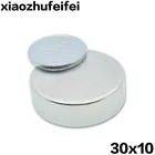 5 шт. 30*10 Большой сильный неодимовые магниты ндаеб 30x10 редкоземельный круглый дисковый на холодильник 30x10 мм 30 мм * 10 мм 30 мм x 10 мм