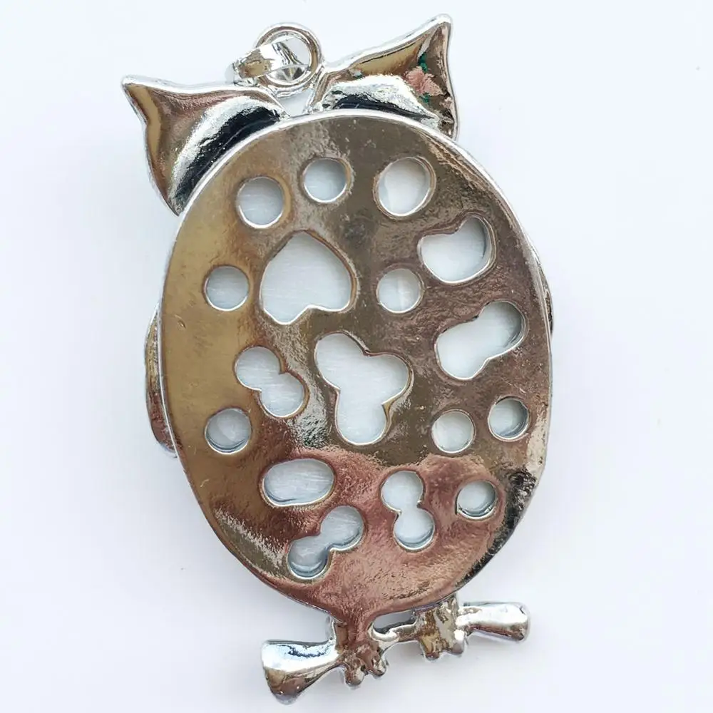 Free Shipping Fashion Jewelry Beautiful New Zealand Abalone Shell Owl Pendant Bead 1pcs C7851 | Украшения и аксессуары