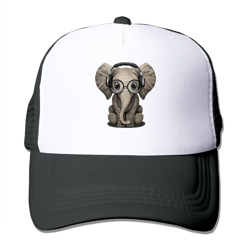Dutrodu унисекс Бейсбол-Шапки сетки назад слон Очки шляпа Шапки в стиле хип-хоп