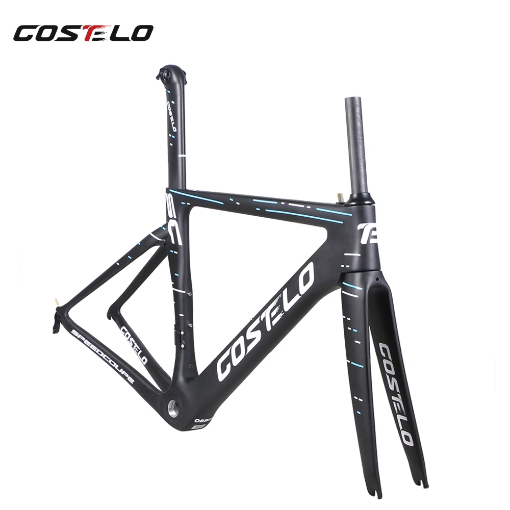 Costelo Speedcoupe углеродный набор рам для дорожных велосипедов Costelo велосипедная Рама Bicicleta углеродное волокно велосипедная Рама 49 51 54 56 58