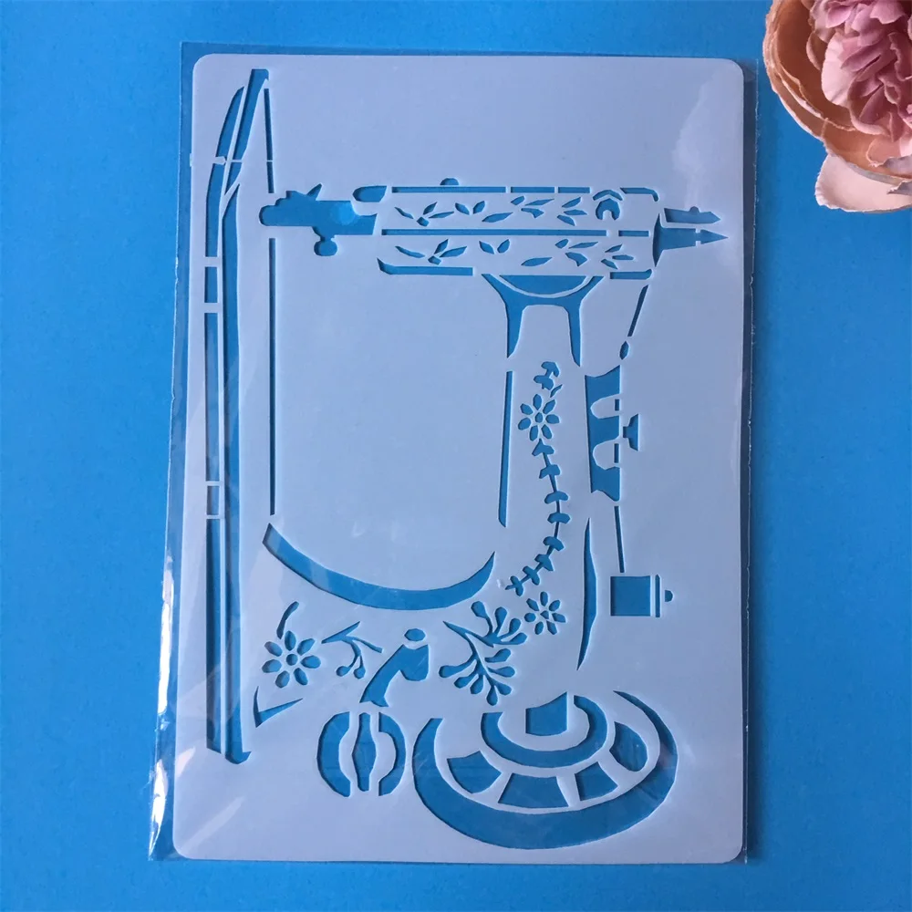 

Горячая A4 швейная машина DIY наслоения трафареты живопись раскраска для скрапбукинга рельефная декоративная альбомная бумага шаблон карты