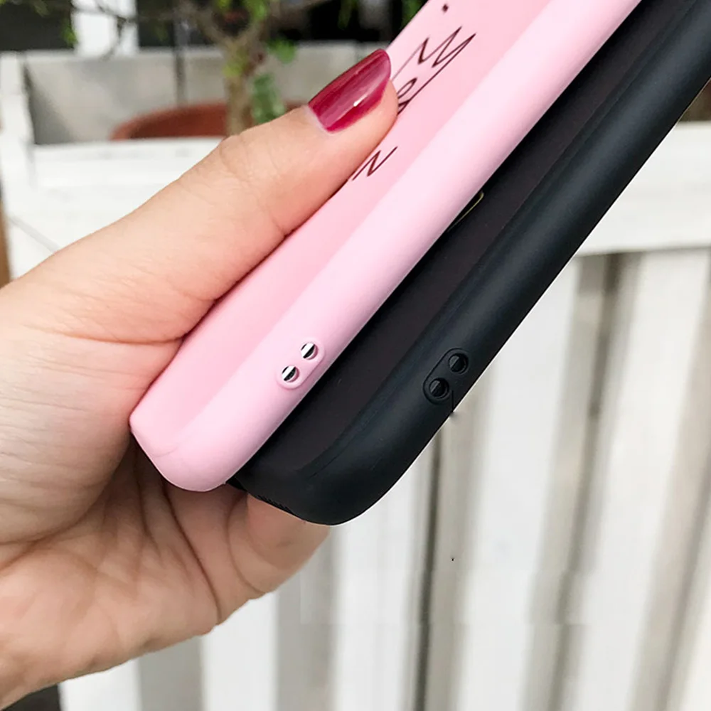 Чехол KISSCASE Queen Crown с узором для iPhone 7 8 Plus X Женский чехол текстурой короны мягкий из