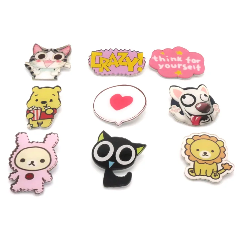 Восхитительная популярная забавная акриловая брошь в стиле Харадзюку значок