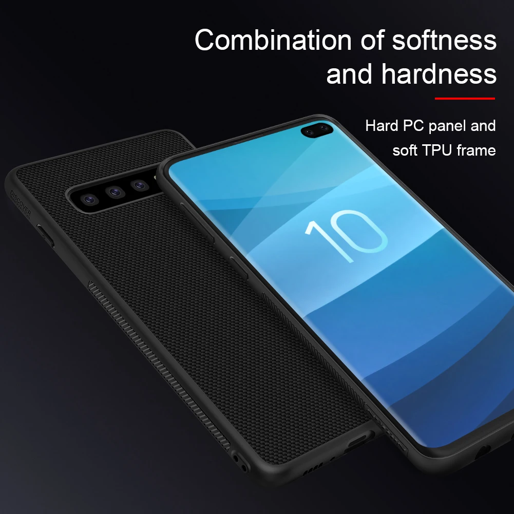 Чехол для samsung Galaxy S10/S10+ Plus S10 E S10E Nillkin текстурированная нейлоновая задняя крышка для samsung Galaxy S10 Plus чехол