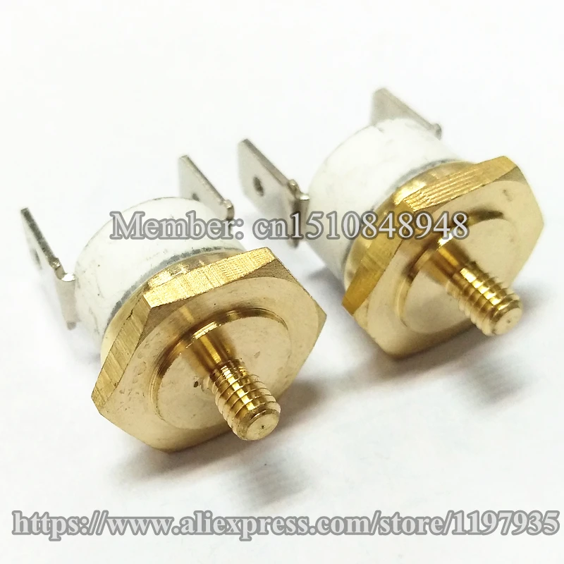 Шестигранная фотовспышка KSD301 10A 250V 200C керамическая температура M4 200|degree|switchdegree