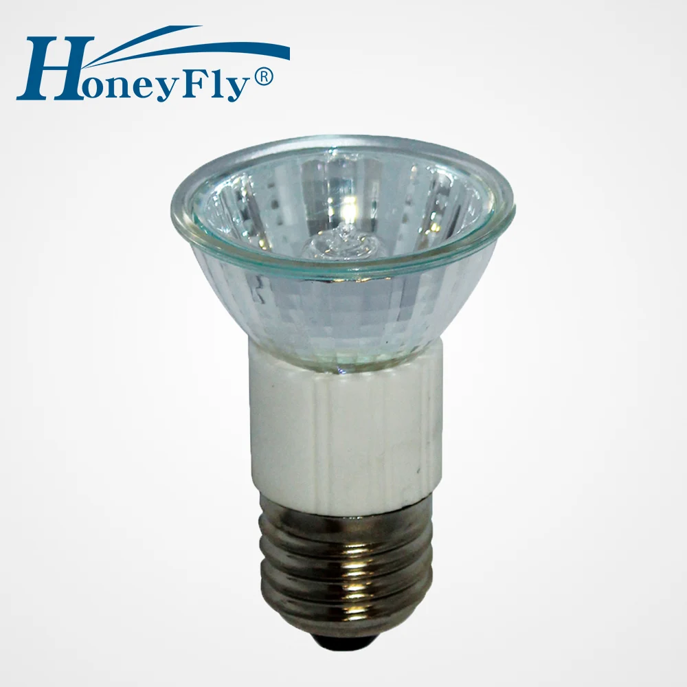 

HoneyFly Halogen Lamp 2pcs JDR 2700-3000K 50W 220V Cup Shape E27 Halogen Bulb Warm White Clear Glass Indoor Decoration Lamba