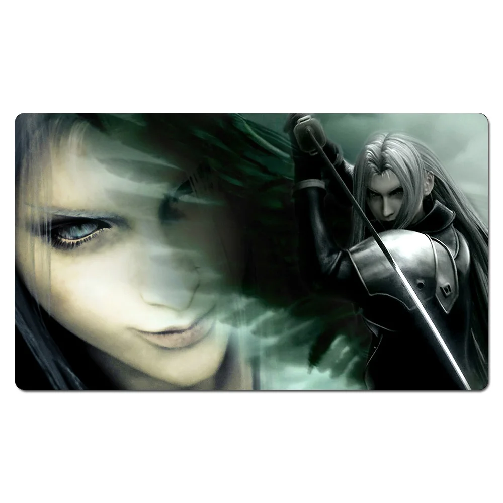 final fantasy vii se Final Fantasy 7 Cloud Vs Sephiroth игровой коврик настольные игры TCG игровой коврик, пользовательский коврик с рисунком настольной игры коврик с бесплатной игровой сумкой - Цвет: final fantasy vii se