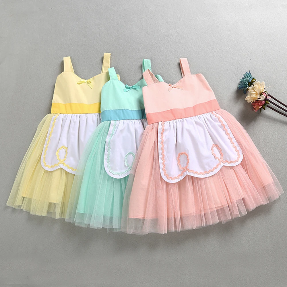 Summer Princess Alice dress girl Baby tutu Party Dresses Kids Belle Cinderella A-Line vestidos festa infantil clothing |