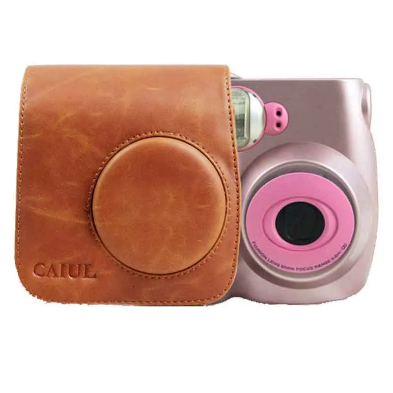 Чехол из искусственной кожи для камеры Fujifilm Instax Mini 7s 8 + 9 70 90|Сумки