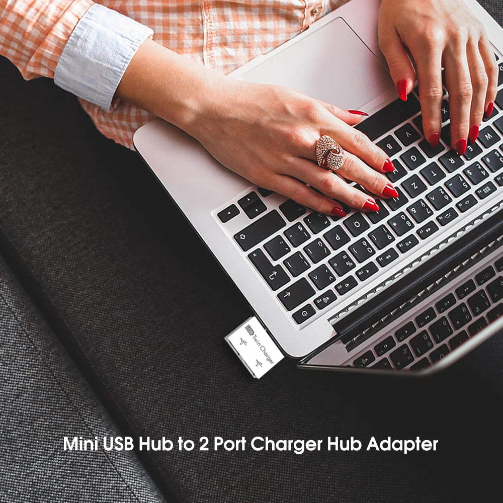 Мини USB концентратор KEBIDU к 2 портам зарядное устройство адаптер Портативный